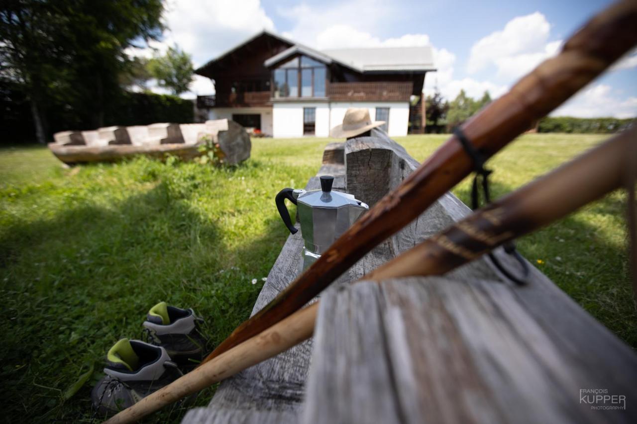 Le Gagnage 31 Pers- Malmedy, Rustique, Vue, Wellness Villa Exteriör bild