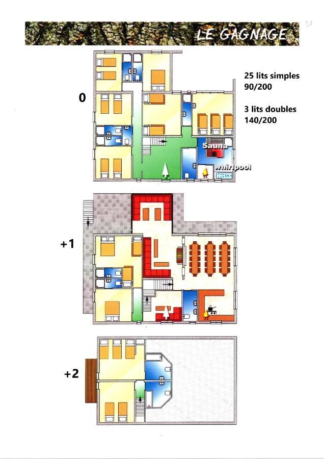 Le Gagnage 31 Pers- Malmedy, Rustique, Vue, Wellness Villa Exteriör bild