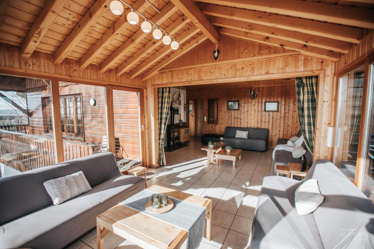 Le Gagnage 31 Pers- Malmedy, Rustique, Vue, Wellness Villa Exteriör bild