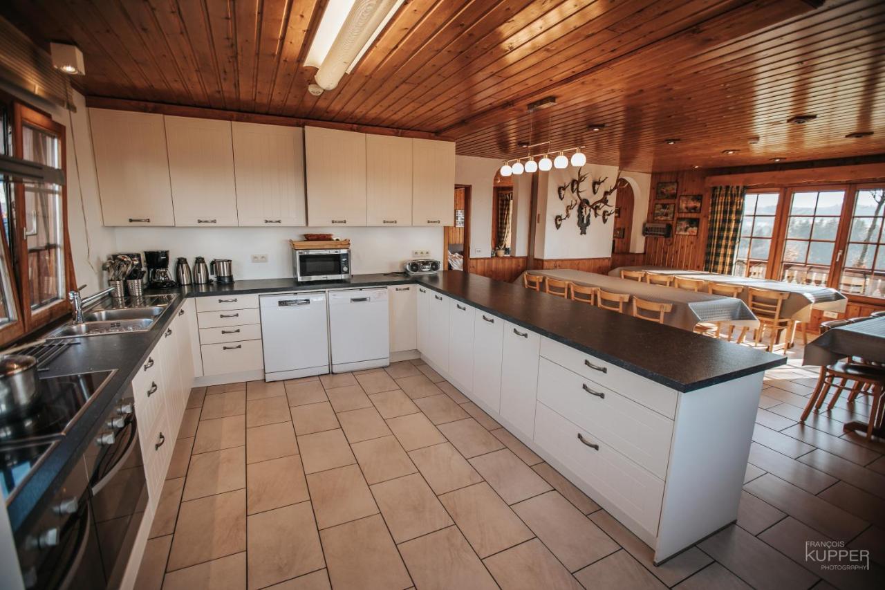 Le Gagnage 31 Pers- Malmedy, Rustique, Vue, Wellness Villa Exteriör bild
